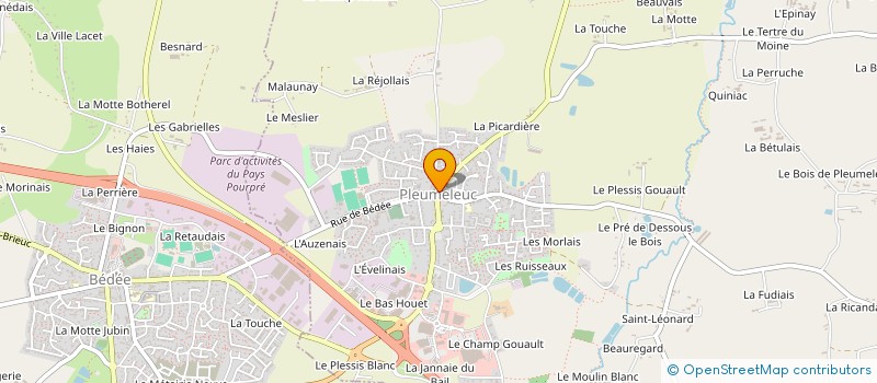 localisation de l'entreprise MADAME NEGESTIE LAURENS à PLEUMELEUC