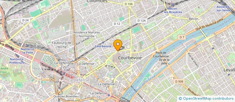localisation de l'entreprise MADAME NEGIN RUHBAKHSH EINI à COURBEVOIE