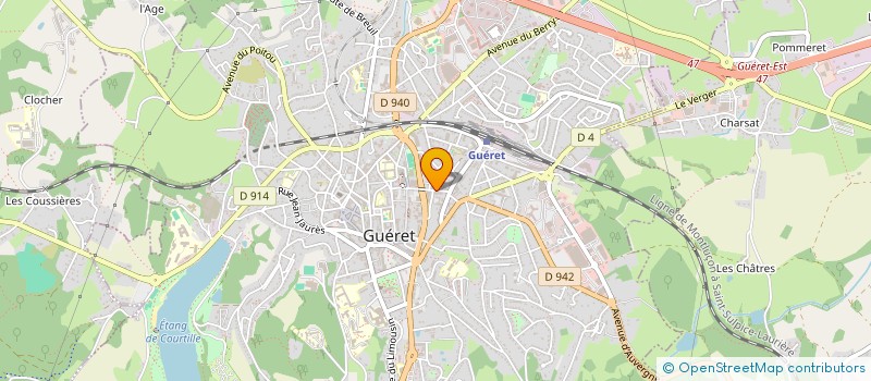 localisation de l'entreprise MADAME NEGMIJA HUSEIN à GUERET