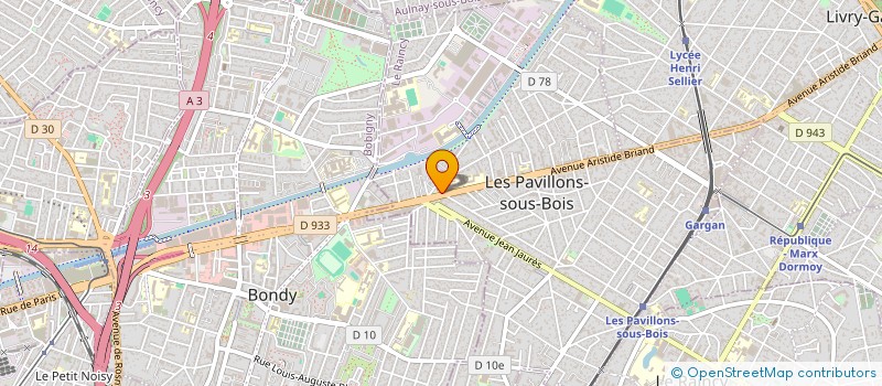 localisation de l'entreprise MADAME NEHAD BOUDJELTHIA  LES PAVILLONS-SOUS-BOIS