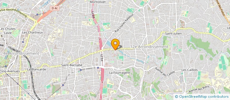 localisation de l'entreprise MADAME NEHAL BOUZAR DILMI  MARSEILLE