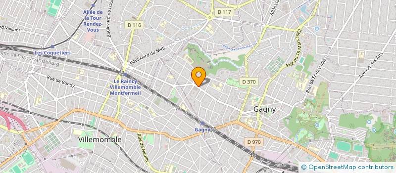 localisation de l'entreprise MADAME NEHAMA BENDAYAN  GAGNY