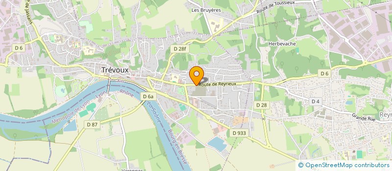 localisation de l'entreprise MADAME NEHEMIE COUPLEUX à TREVOUX