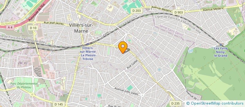 localisation de l'entreprise MADAME NEIBA SAWANE à VILLIERS-SUR-MARNE