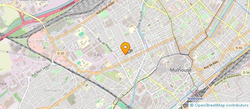 localisation de l'entreprise MADAME NEIDA LOPEZ DIAZ  MULHOUSE