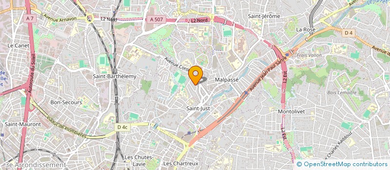 localisation de l'entreprise MADAME NEIDE PEREIRA DA SILVA à MARSEILLE