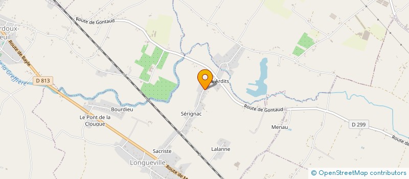 localisation de l'entreprise MADAME NEIDE SUBLARD GONCALVES  LONGUEVILLE