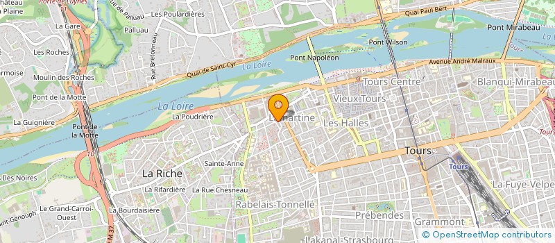 localisation de l'entreprise MADAME NEIGELINE BUNET  TOURS