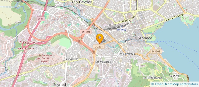 localisation de l'entreprise MADAME NEIJMA GUECHI  ANNECY