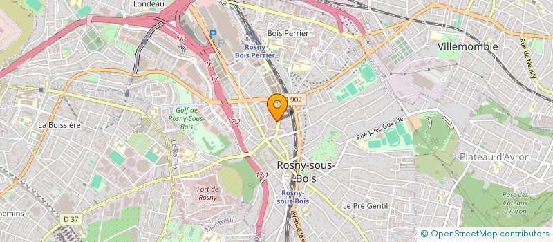 localisation de l'entreprise MADAME NEILA BACCOUCHE à ROSNY-SOUS-BOIS