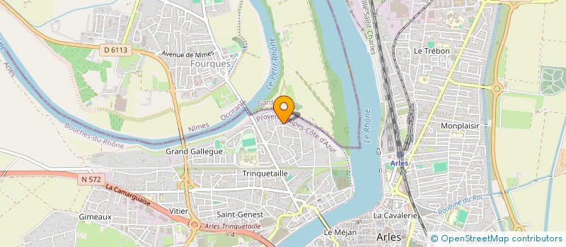 localisation de l'entreprise MADAME NEILLA REYES  ARLES