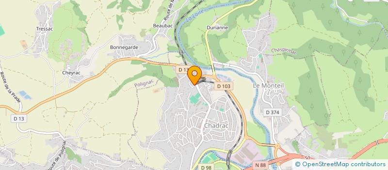 localisation de l'entreprise MADAME NEISSA OFFEVES AKARMOUDI  CHADRAC