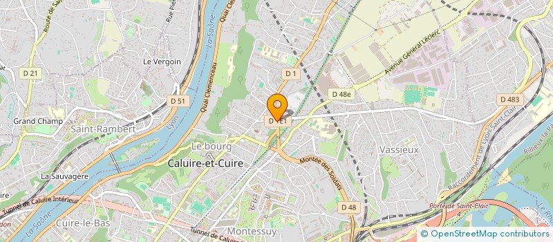 localisation de l'entreprise MADAME NEJIA DAHMANI  CALUIRE-ET-CUIRE