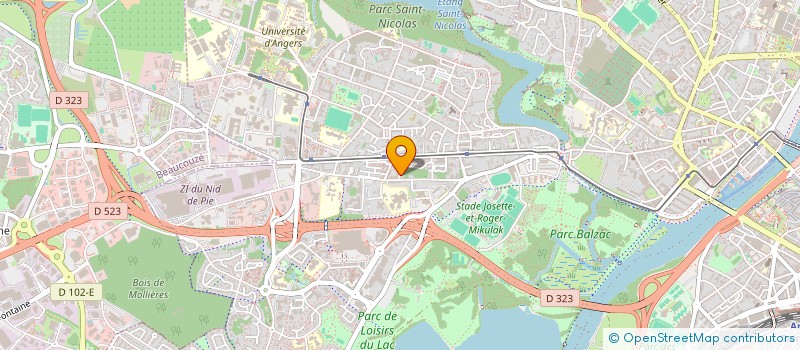 localisation de l'entreprise MADAME NEJLA BEN SLAMA  ANGERS