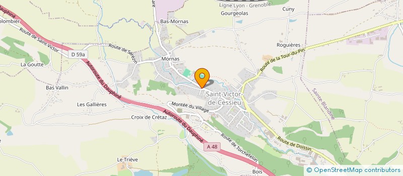 localisation de l'entreprise MADAME NEJLA ERKAN  SAINT-VICTOR-DE-CESSIEU