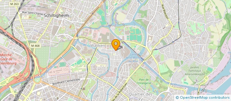 localisation de l'entreprise MADAME NEJLA HENDES à STRASBOURG
