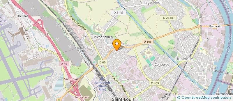 localisation de l'entreprise MADAME NEJLA LOUAER à SAINT-LOUIS