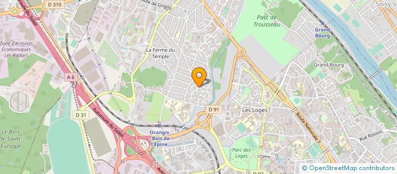 localisation de l'entreprise MADAME NEJLA TOPTAS  RIS-ORANGIS