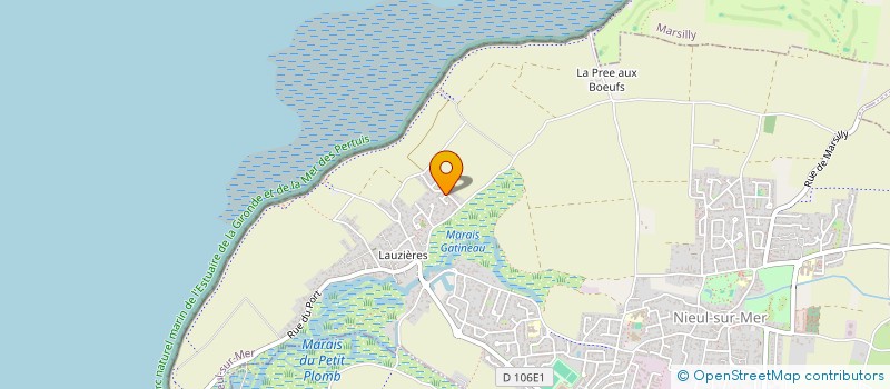 localisation de l'entreprise MADAME NEJMA BERTHONNEAU  NIEUL-SUR-MER