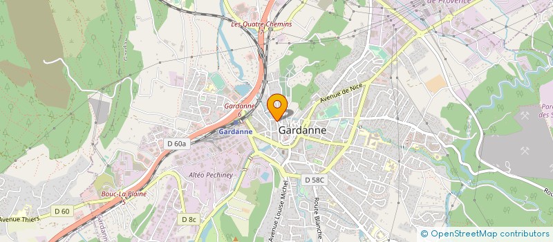localisation de l'entreprise MADAME NEJMA DJEMAI à GARDANNE