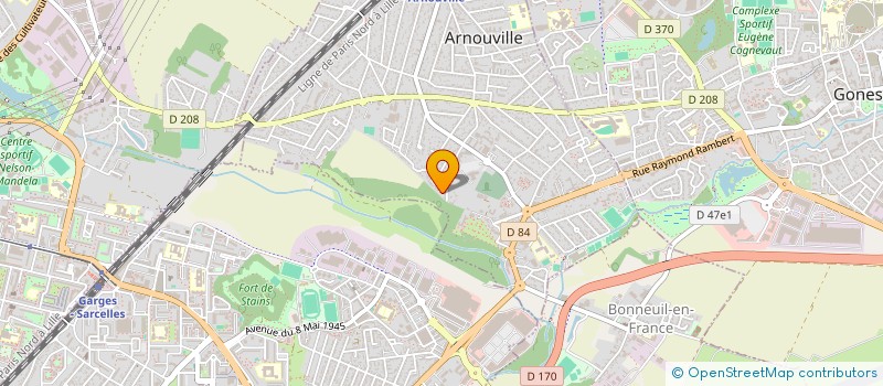 localisation de l'entreprise MADAME NEKTAR BAHADERIAN à ARNOUVILLE