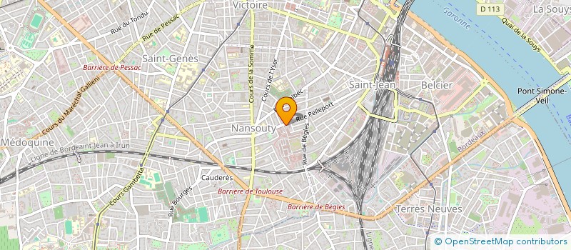 localisation de l'entreprise MADAME NELA PEHLIVANOVA à BORDEAUX