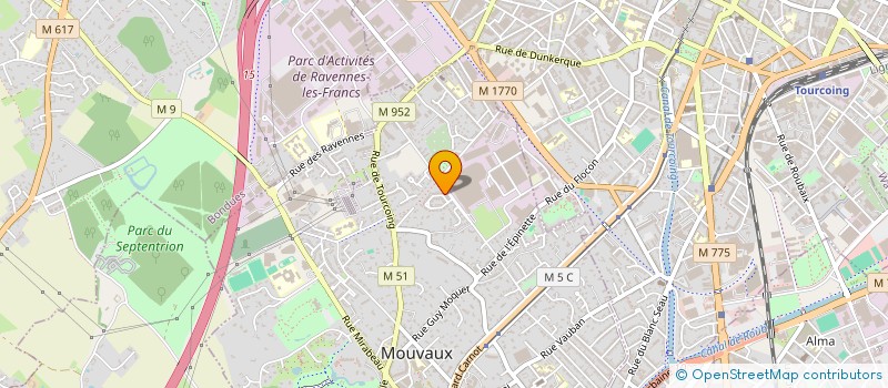localisation de l'entreprise MADAME NELCIA OKANA OBAKALA à MOUVAUX