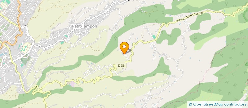 localisation de l'entreprise MADAME NELCINE FONTAINE  LE TAMPON