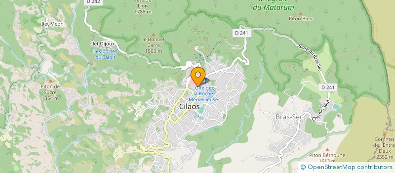 localisation de l'entreprise MADAME NELCY PAYET  CILAOS