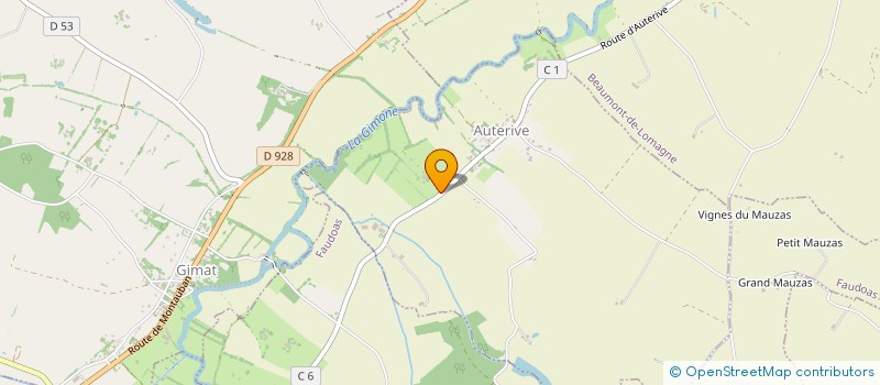 localisation de l'entreprise MADAME NELE HOEDEMAEKERS  AUTERIVE