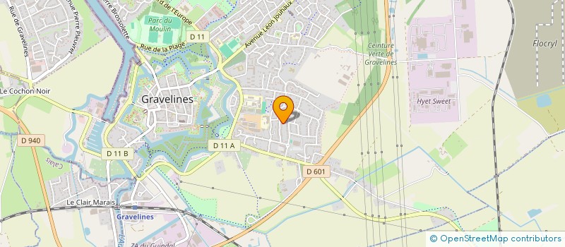 localisation de l'entreprise MADAME NELEZIA TRIQUET  GRAVELINES