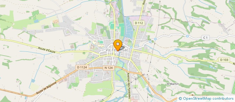 localisation de l'entreprise MADAME NELIA FERNANDES ROSADO  VIC-FEZENSAC