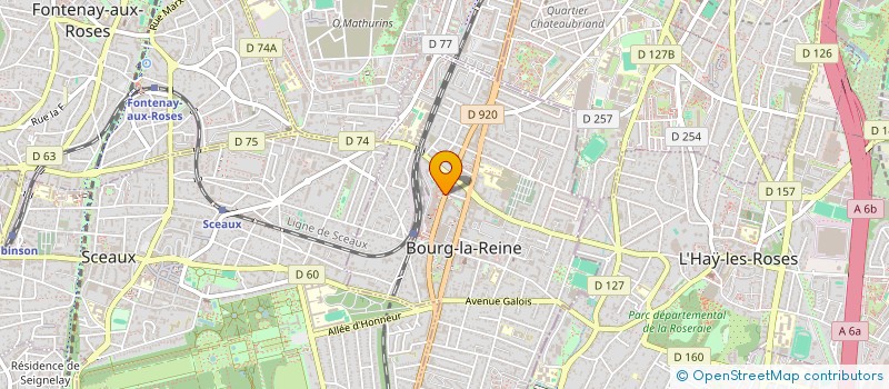 localisation de l'entreprise MADAME NELIA KOMAROVA à BOURG-LA-REINE