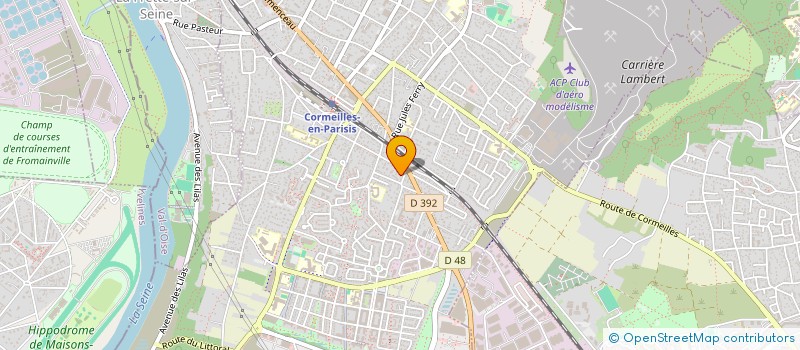 localisation de l'entreprise MADAME NELIA MARTINS  CORMEILLES-EN-PARISIS