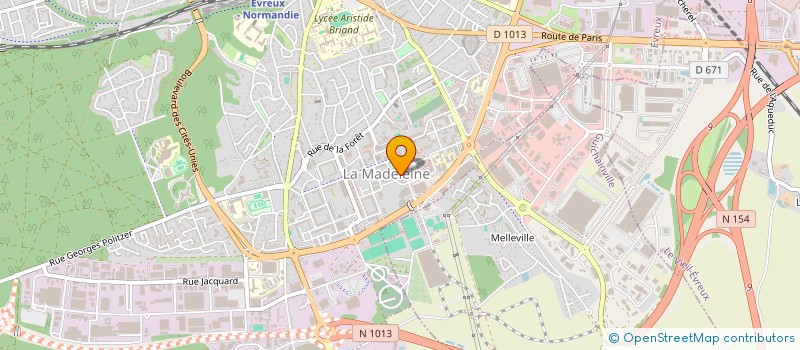 localisation de l'entreprise MADAME NELIA NIANGA ELENGA  EVREUX