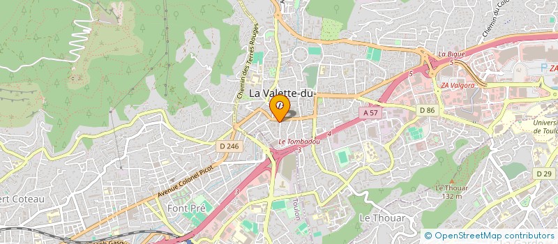 localisation de l'entreprise MADAME NELIDA BOJCEVIC à LA VALETTE-DU-VAR