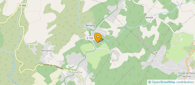 localisation de l'entreprise MADAME NELIDA CALDERON  PORTO-VECCHIO