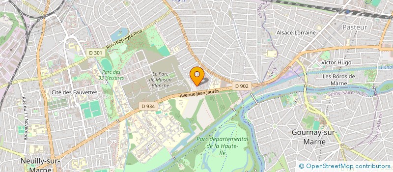localisation de l'entreprise MADAME NELIDA HORTA DA VEIGA à NEUILLY-SUR-MARNE