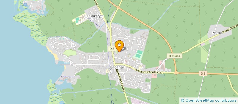 localisation de l'entreprise MADAME NELL VIGNES  LACANAU