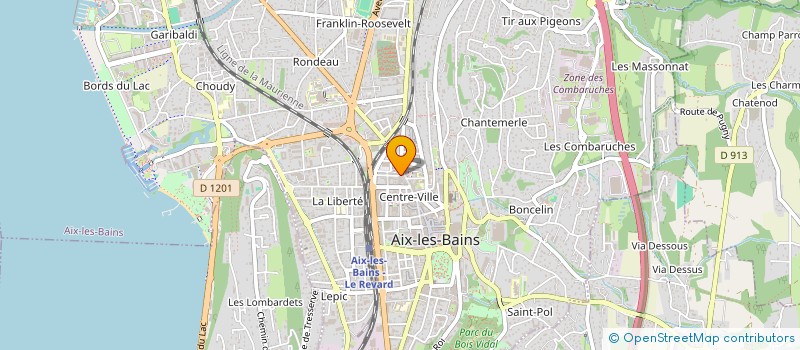 localisation de l'entreprise MADAME NELLA BENMANSOUR  AIX-LES-BAINS