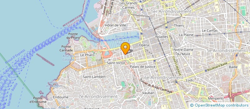 localisation de l'entreprise MADAME NELLA MAZOTTI  MARSEILLE