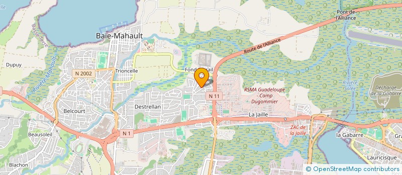 localisation de l'entreprise MADAME NELLA NAVRER  BAIE-MAHAULT