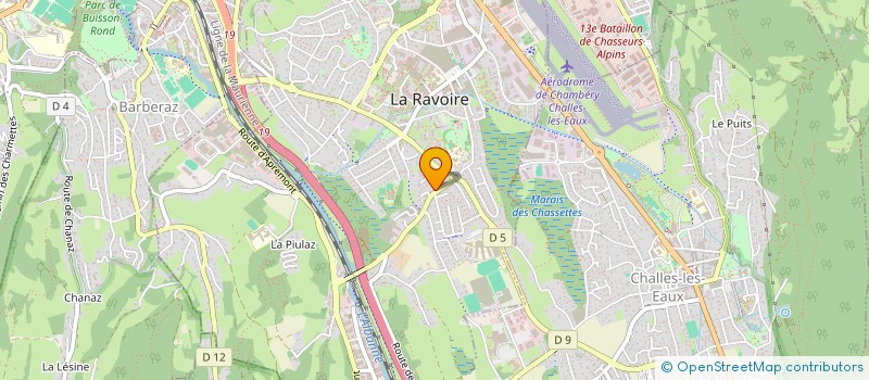 localisation de l'entreprise MADAME NELLA TSOGO-ONANA  LA RAVOIRE