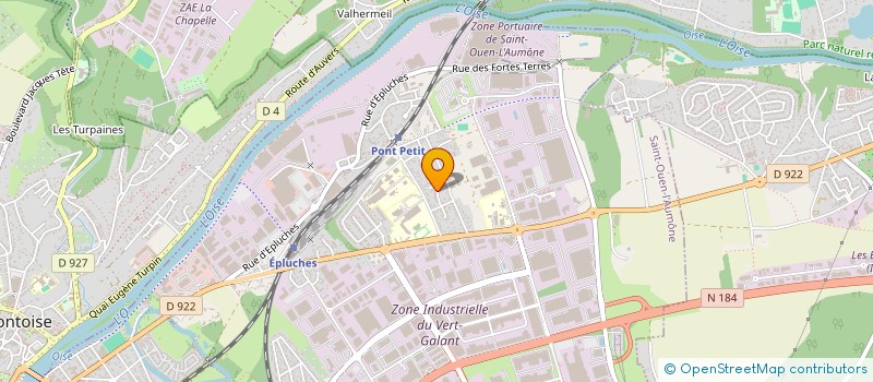 localisation de l'entreprise MADAME NELLA VERCELLI  SAINT-OUEN-L'AUMONE