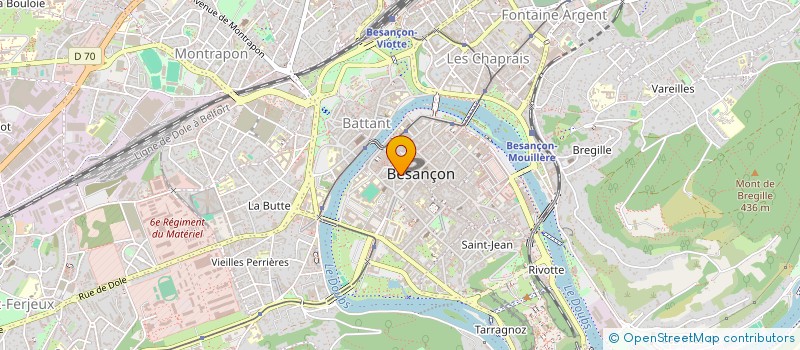 localisation de l'entreprise MADAME NELLI KESHISHYAN  BESANCON