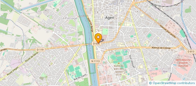 localisation de l'entreprise MADAME NELLI NSIMBA ISABEL  AGEN