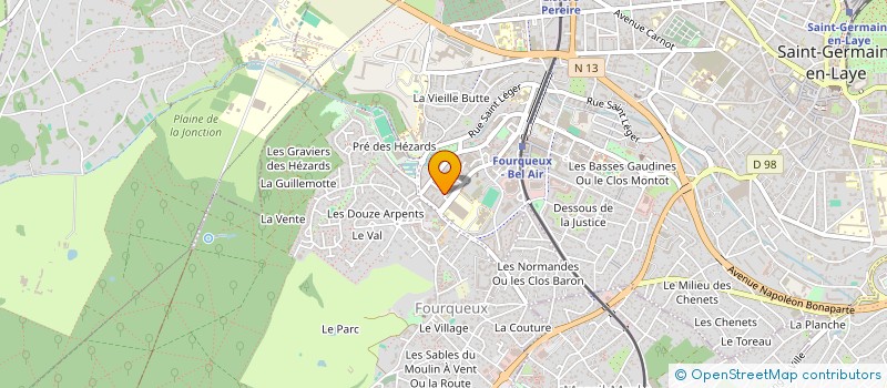 localisation de l'entreprise MADAME NELLI VICICH  SAINT-GERMAIN-EN-LAYE