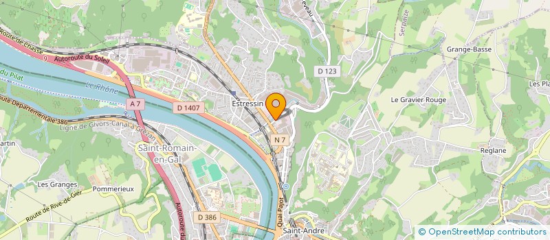 localisation de l'entreprise MADAME NELLI YURKINA  VIENNE