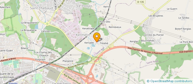 localisation de l'entreprise MADAME NELLIE LODEVIS  SAINT-AVE