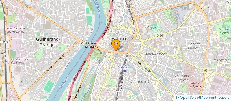 localisation de l'entreprise MADAME NELLY ABRAHAMIAN  VALENCE